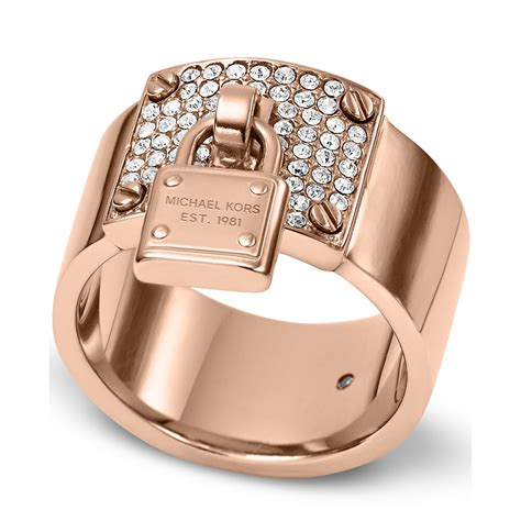 michael kors padlock ring|Jewelry .